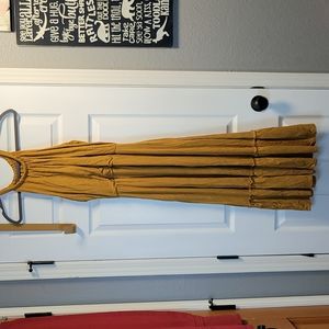 Rachel Zoe Tan Sleeveless Maxi Dress Sz M